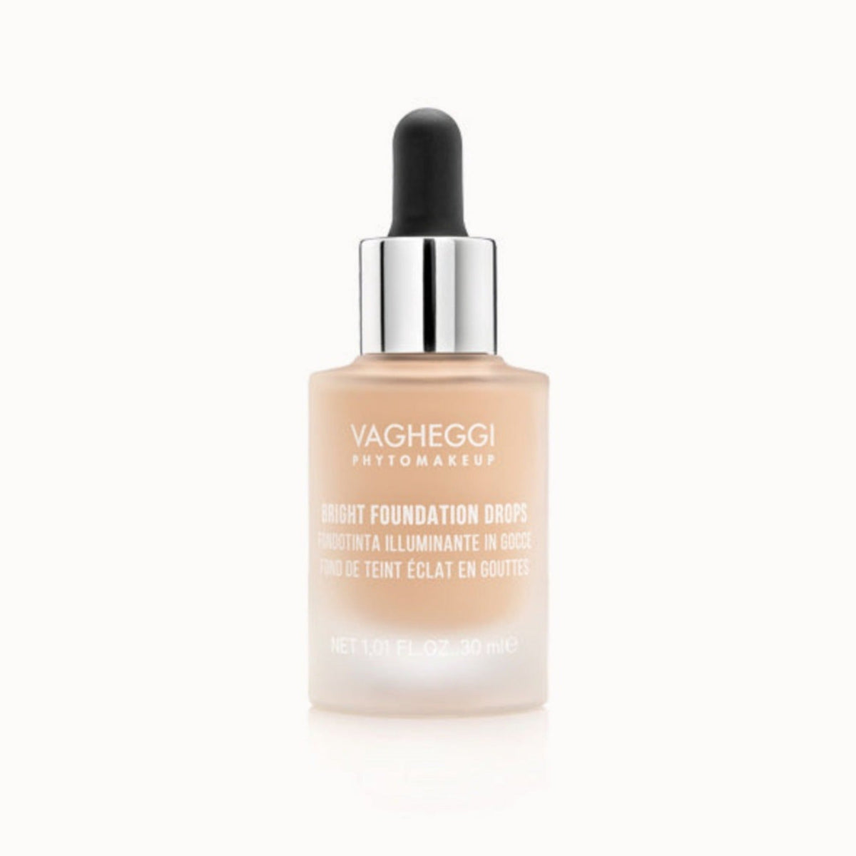 Vagheggi Fondotinta Illuminante in Gocce N.10, flacone contagocce con fondotinta beige