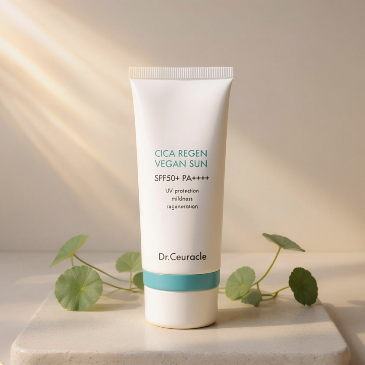 Dr. Ceuracle Cica Regen Vegan Sun, protezione solare coreana con centella asiatica