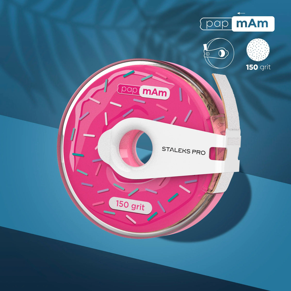 Staleks Bobina con Nastro PapmAm Expert grana 150, ricambio per lima pedicure