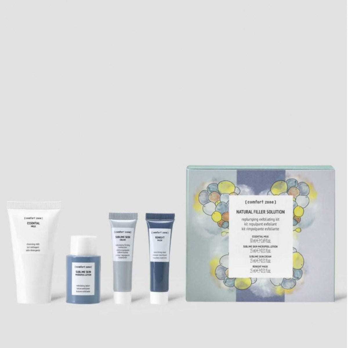 Comfort Zone Natural Filler Solution Kit, confezione trattamento anti-età