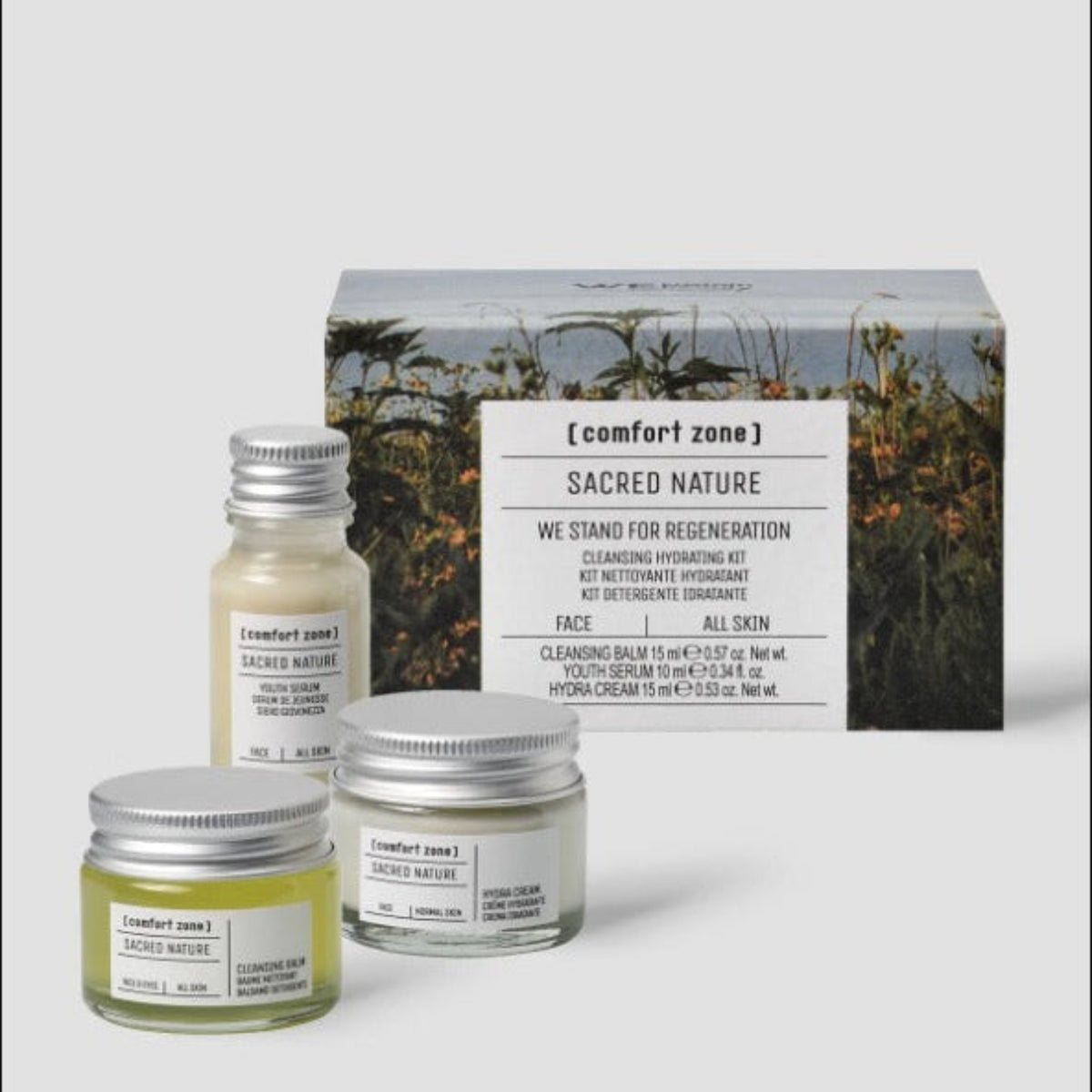 Comfort Zone Sacred Nature We Stand For Regeneration Kit, confezione trattamento rigenerante