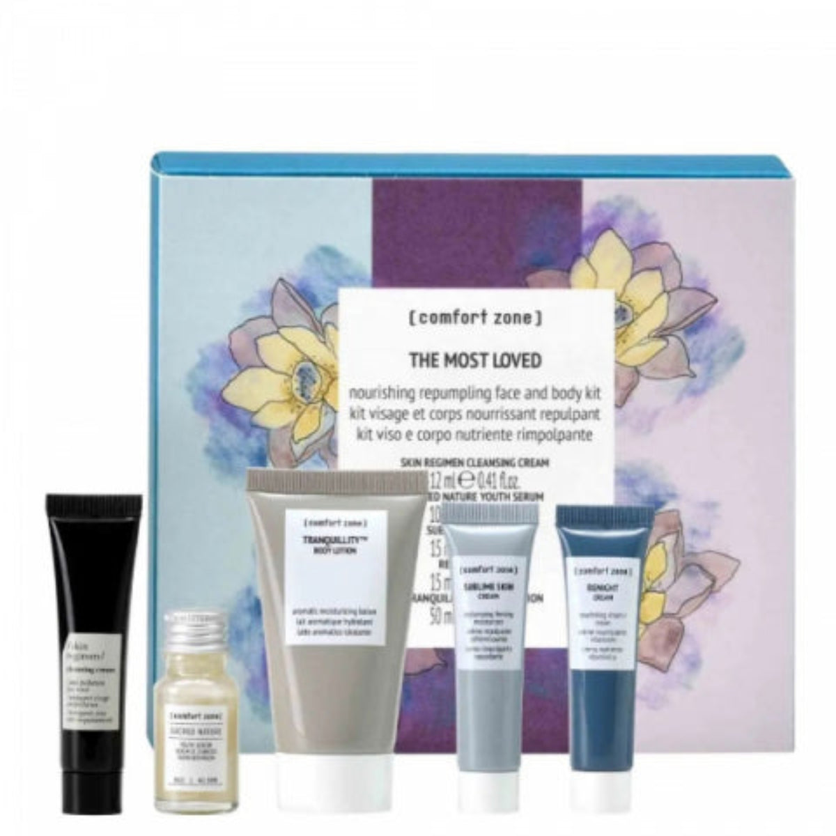 Comfort Zone The Most Loved Kit, confezione trattamento nutriente e rimpolpante