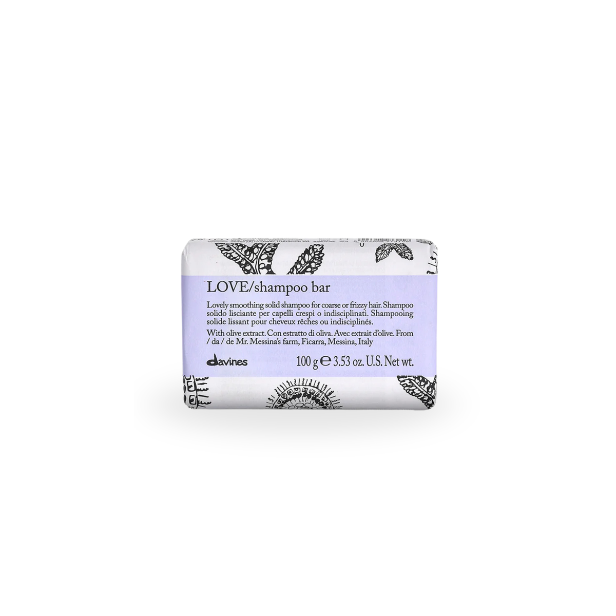 Davines Love Shampoo Bar, shampoo solido ricciolante