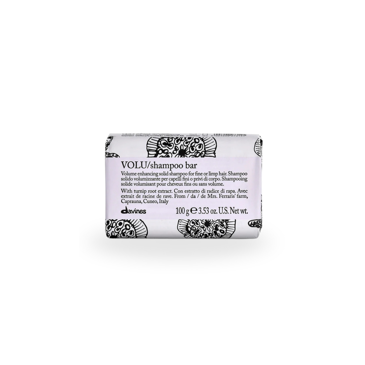 Davines Volu Shampoo Bar, shampoo solido volumizzante