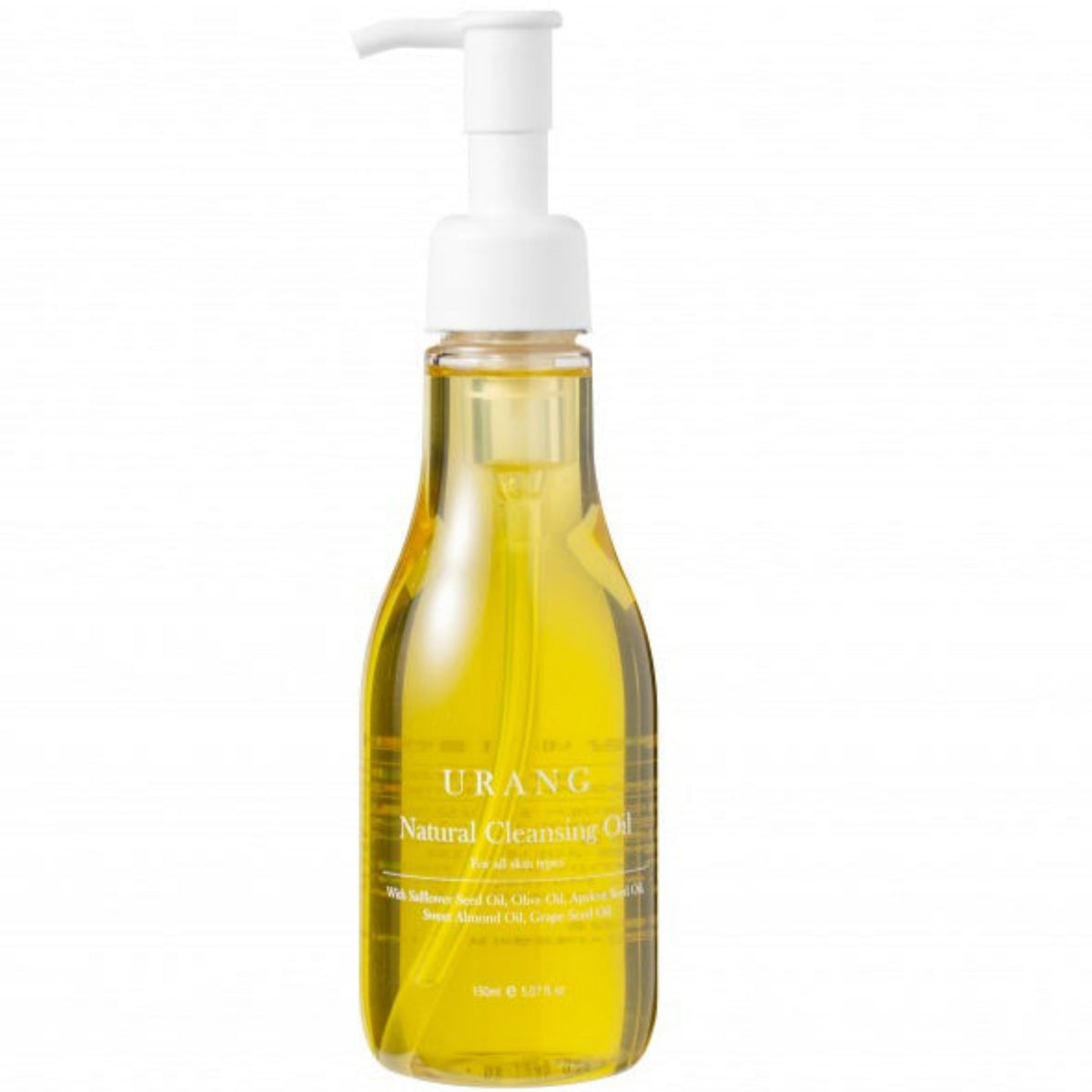 Urang Natural Cleansing Oil 150 ml, flacone dosatore vista frontale