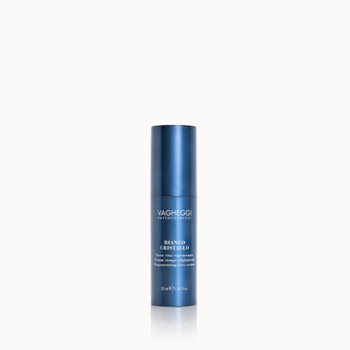 Vagheggi Bianco Cristallo Siero Viso Rigenerante, flacone blu metallizzato 30 ml