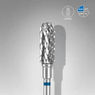 Staleks Punta Carburo Cilindro Tondo Blu, fresa per unghie 5x13 mm