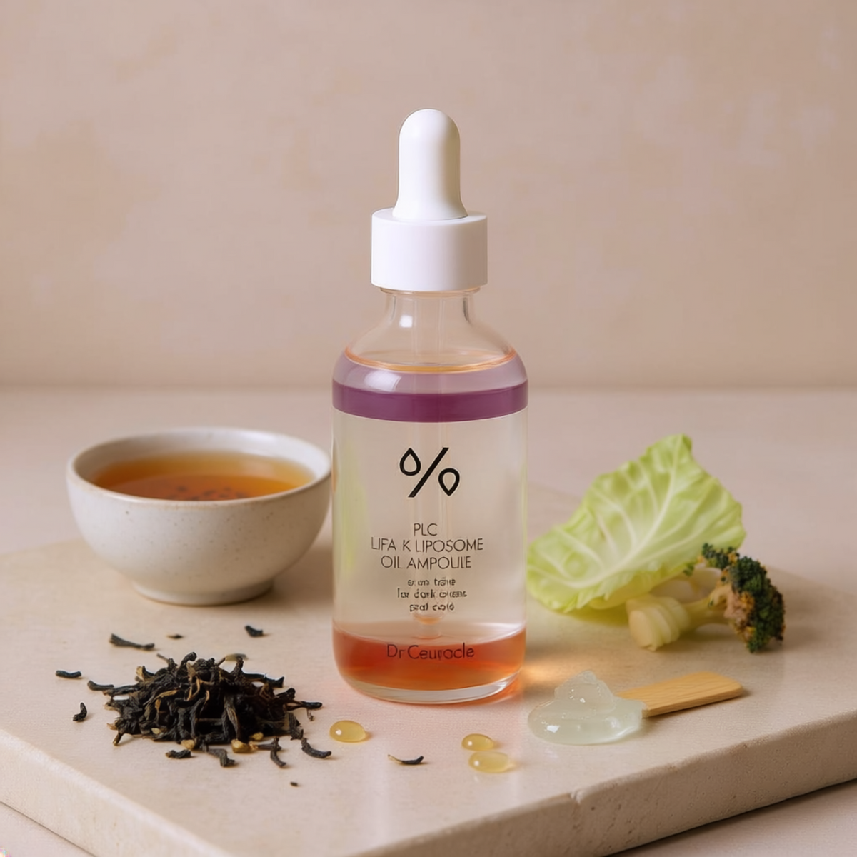 Dr. Ceuracle PLC Vita K Liposome Oil Ampoule, ampolla coreana nutriente per pelle secca e spenta