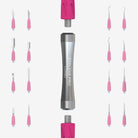 Staleks Manico Pusher Combo Uniq 10 Argento, per punte intercambiabili
