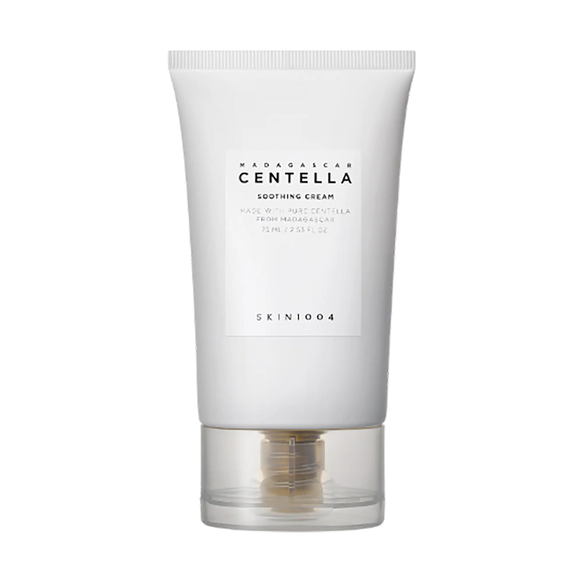 Skin1004 Madagascar Centella Soothing Cream 75 ml, vasetto crema lenitiva vista frontale