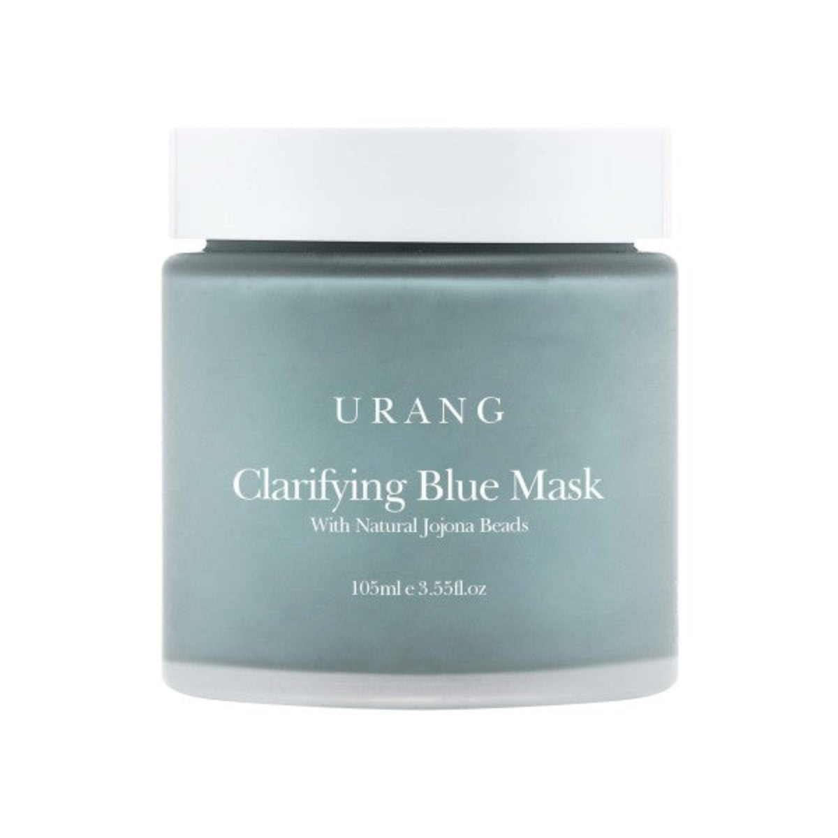 Urang Clarifying Blue Mask 109 ml, vasetto maschera purificante vista frontale