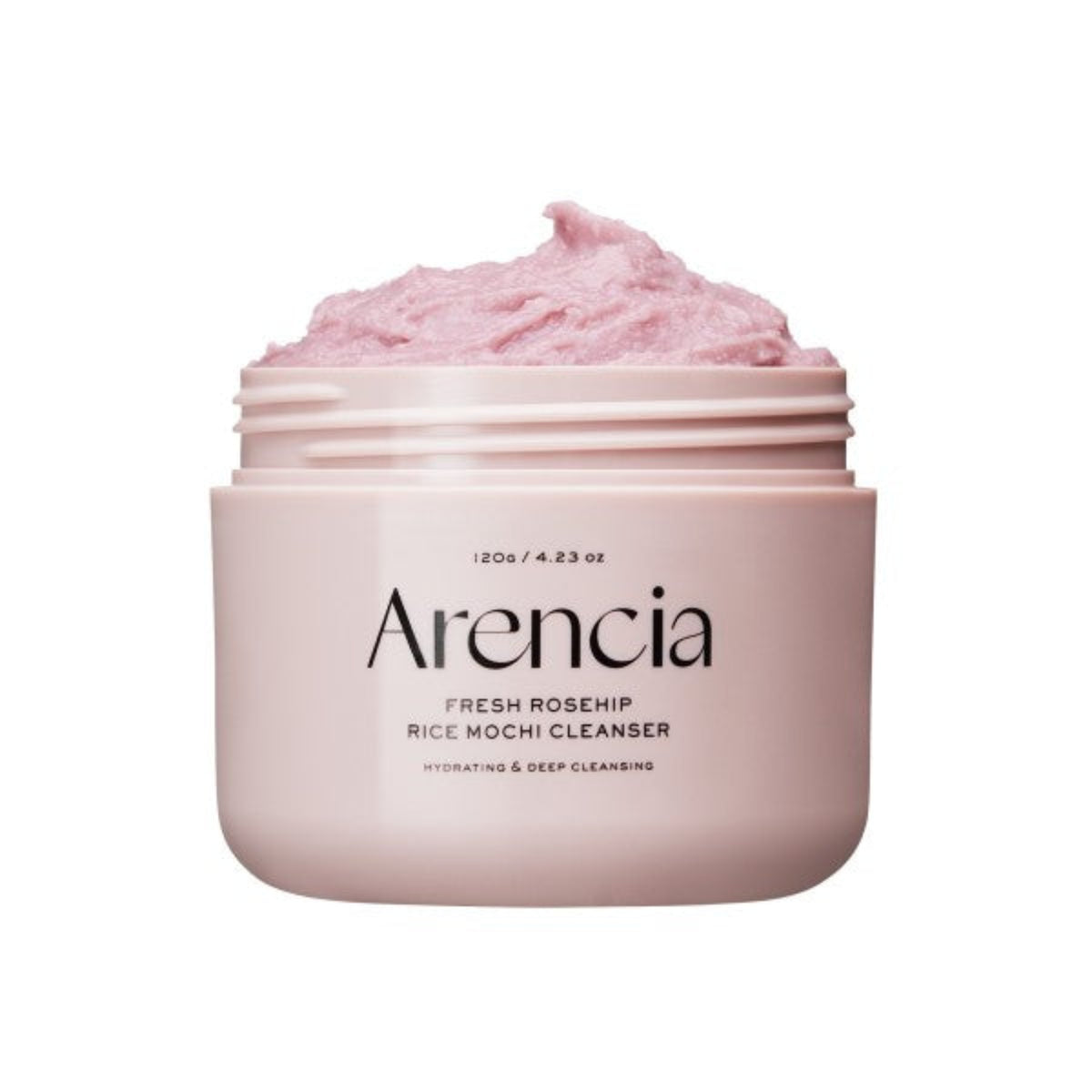 Arencia Fresh Rosehip Rice Mochi Cleanser, vasetto detergente alla rosa canina