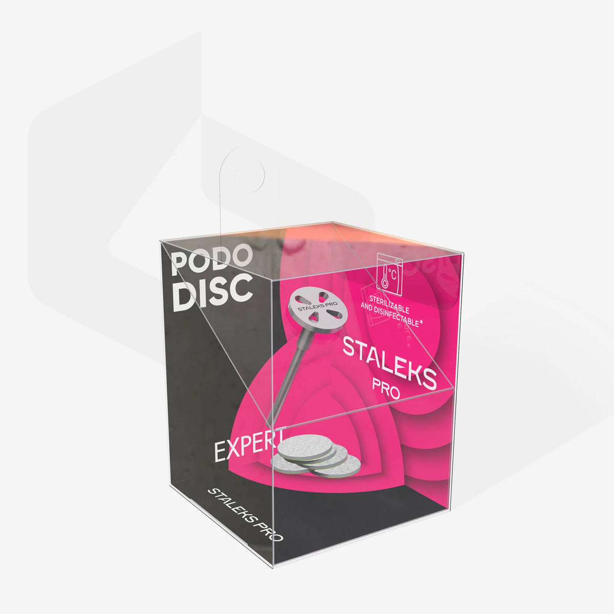 Staleks Disco Pododisc Expert XS 10 mm, disco pedicure con 5 ricambi grana 180