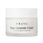 Urang Rose Ceramide Cream 50 ml, vasetto bianco su sfondo neutro